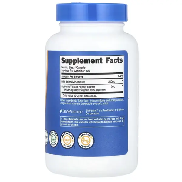 Nutricost DIM (Diindolylmethane) 300mg Capsules